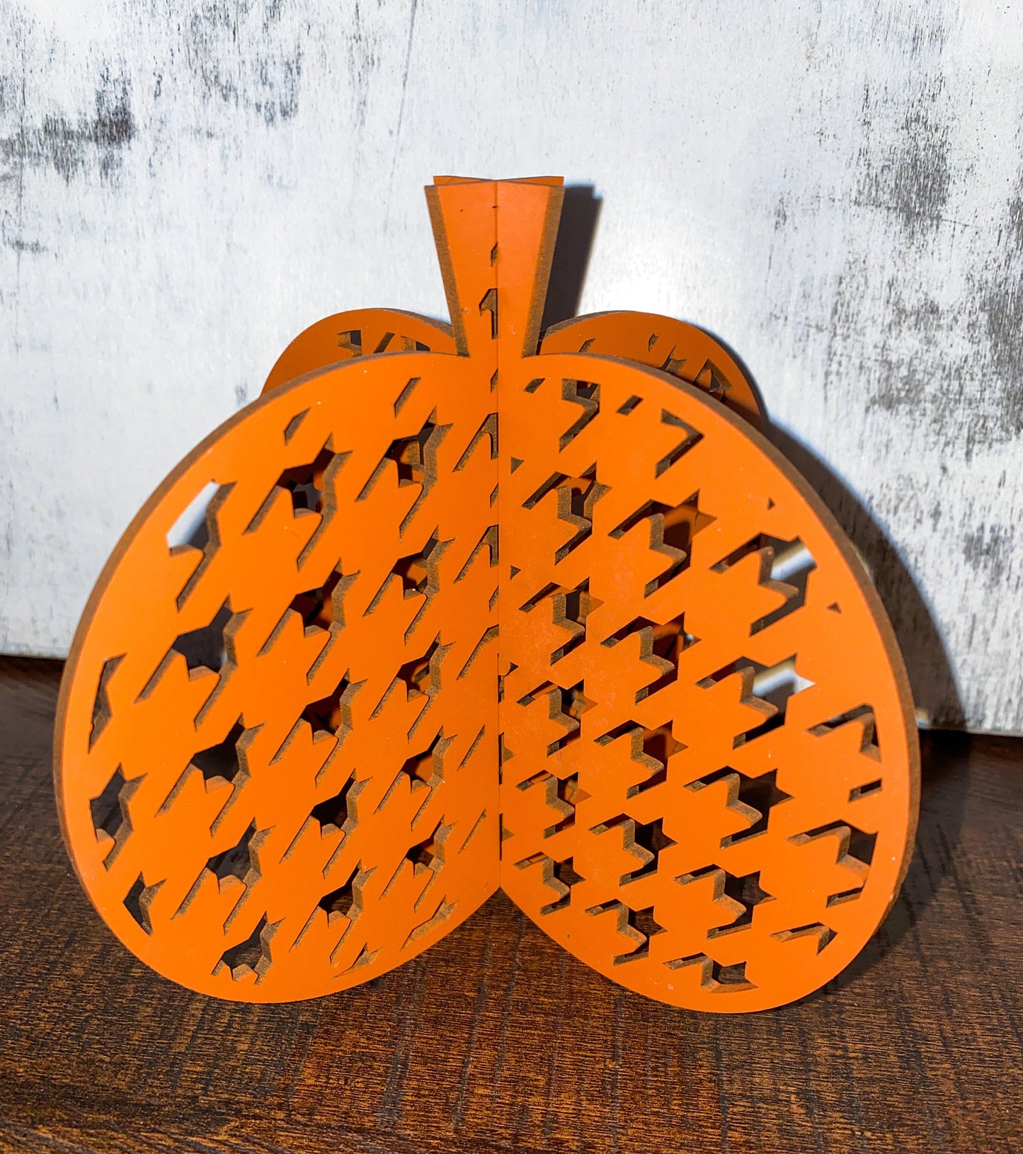 3D Wooden Fall Pumpkins