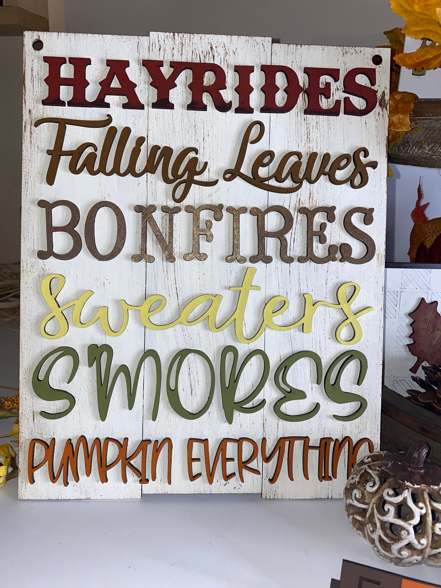 Fall Tier Tray Sign Bundle