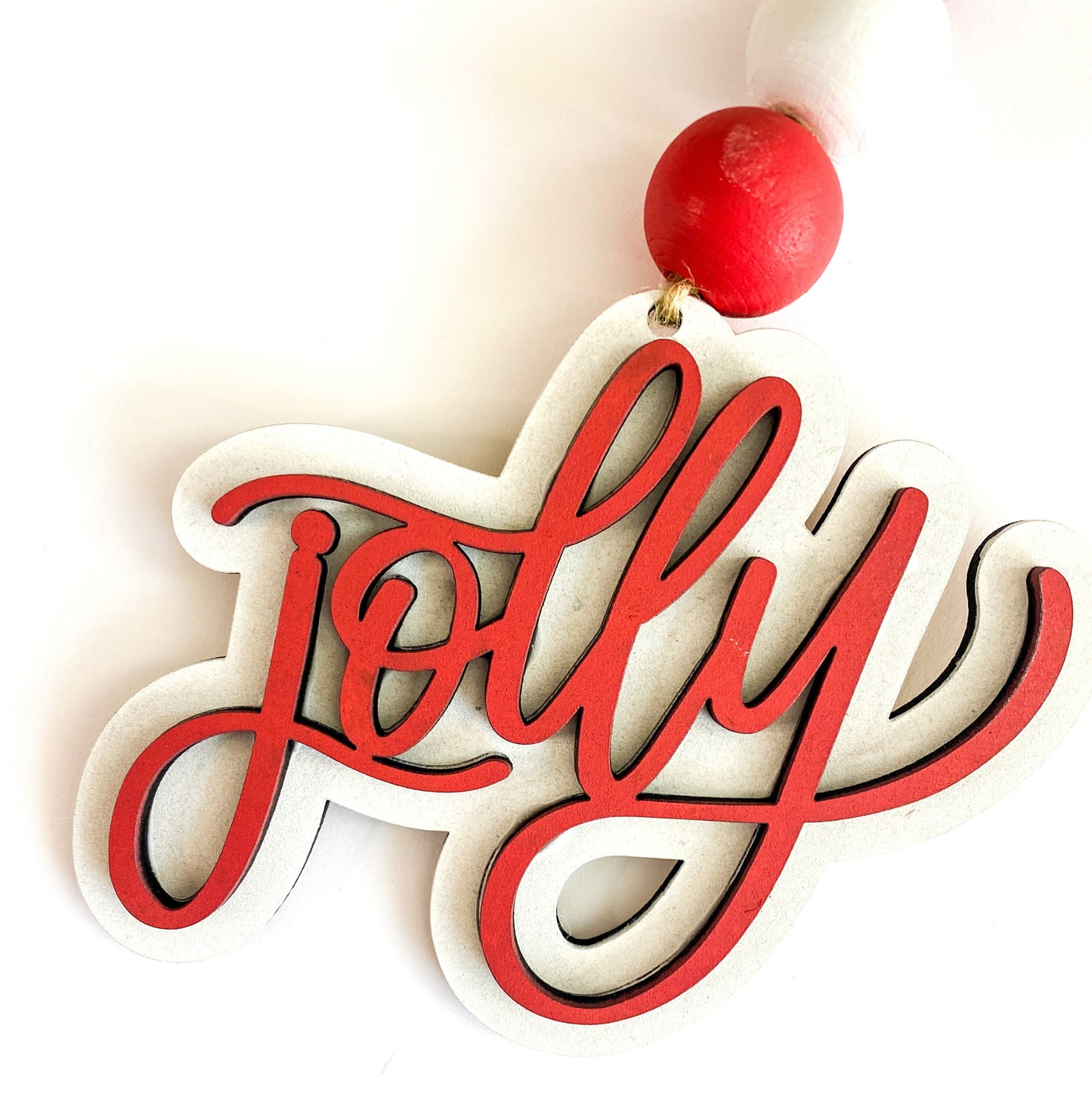 Beaded Garland - Jolly